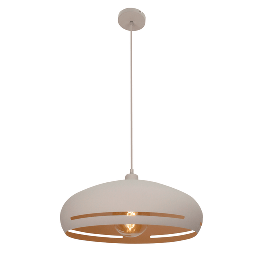 Striscia Hanglamp – 1 lichts – Ø45cm – cream