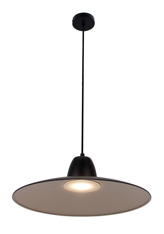 De Chericoni Mantua Hanglamp (1-lichts) in zwart met crèmekleurige binnenkant creëert een stijlvolle en warme sfeer in huis. Deze moderne hanglamp met Italiaans design is ideaal voor boven de eettafel. Ontdek de Mantua serie!