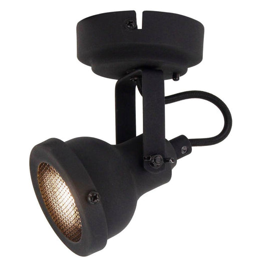 Chericoni Nero spot 1 licht Ø 8 cm GU10, zwart, compacte en moderne spot voor sfeervolle verlichting.