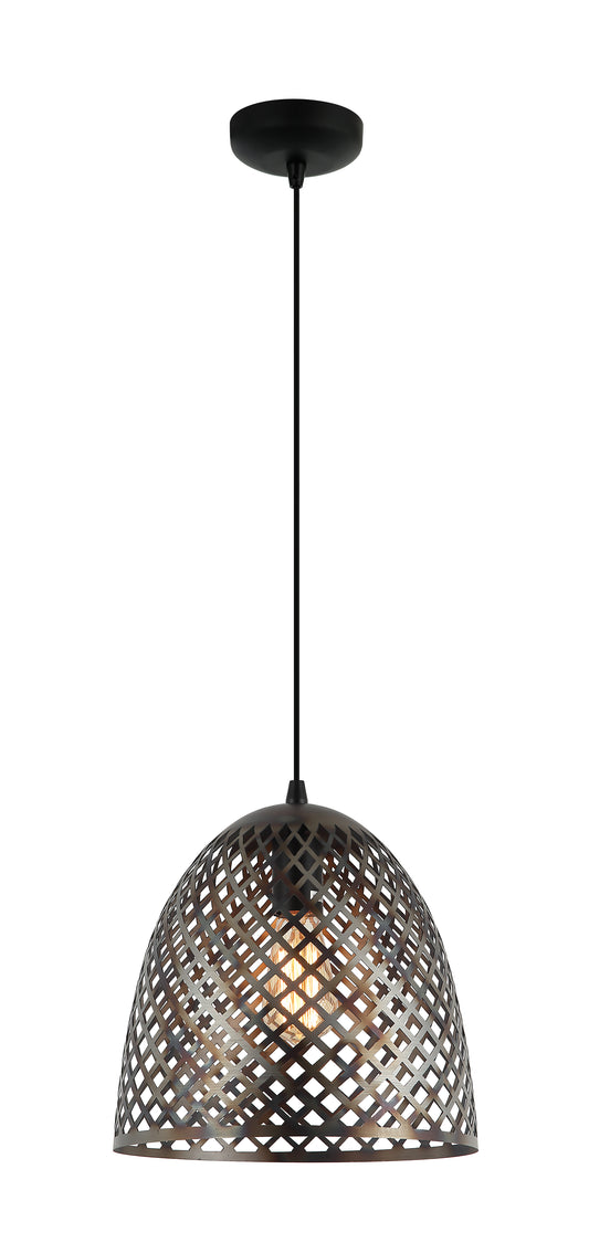 Chericoni Pavia hanglamp 1 licht Ø 30 cm, zwart, stijlvolle en strakke lamp voor moderne en klassieke interieurs.