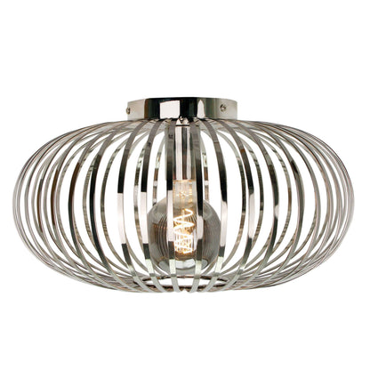 Chericoni Curvato Ceiling lamp - 1 light - Ø40cm - E27 - Chrome