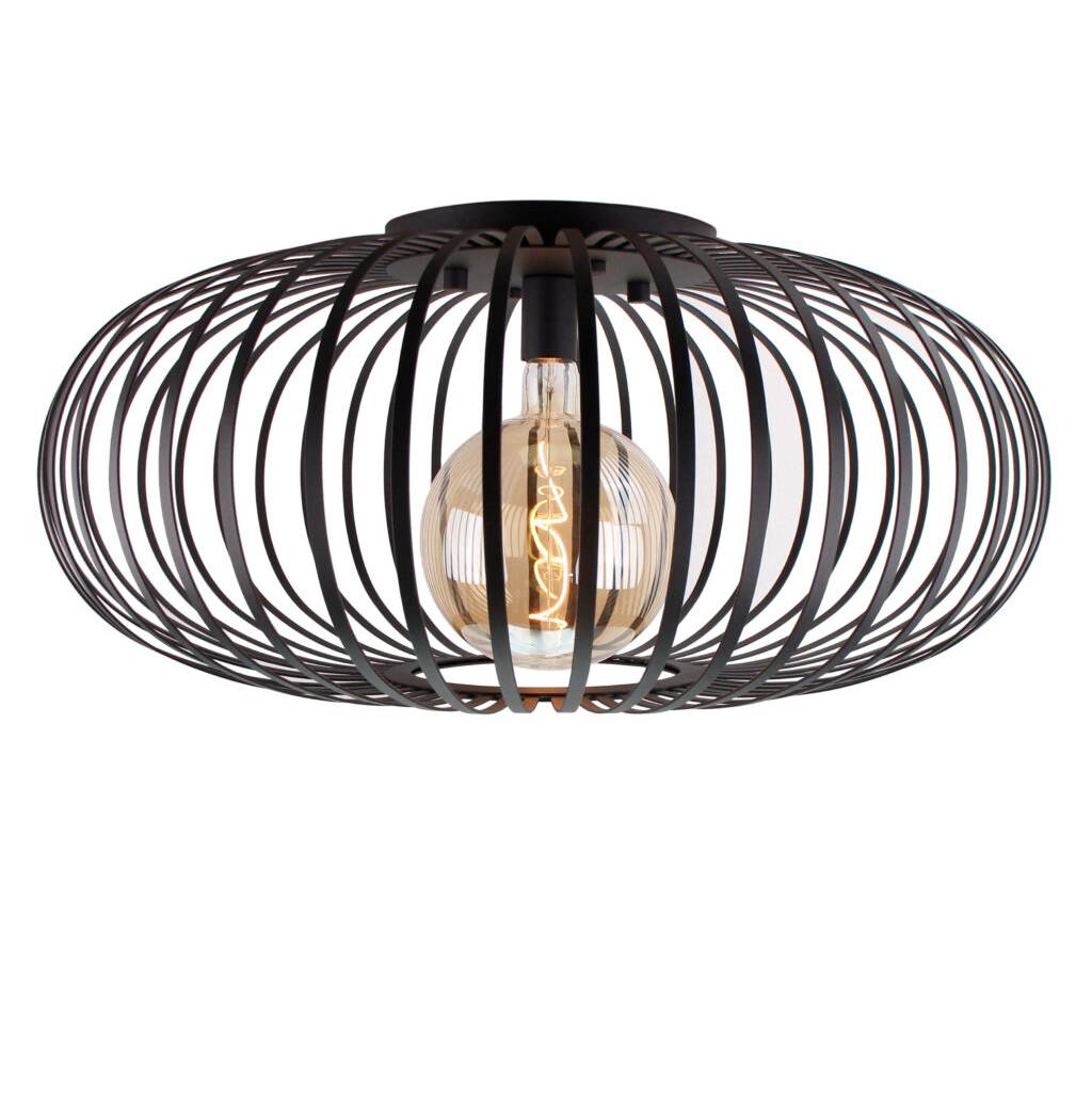 Chericoni Curvato 1 light ceiling light in black (corrund black) Ø 75 cm