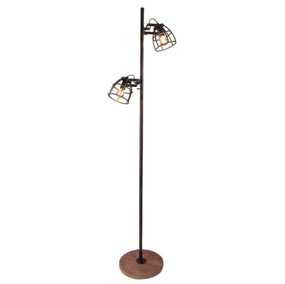 Chericoni Aperto Floor lamp - 2 lights - Ø12 cm - E14 - Black