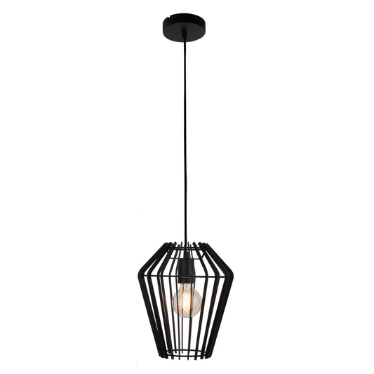 Chericoni Tavola hanglamp – 1 lichts – Ø25cm – E27 – Zwart hotel chique